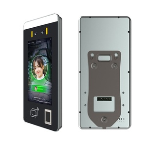 Machine de contrôle d'accès par reconnaissance faciale Android avec empreinte digitale, prise en charge du logo personnalisé, Wi-Fi, 4G, Bluetooth - Product Image 1