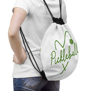 Elegante Bolsa con Cordón para Pickleball - Perfecta para Guardar tu Equipo, Bolsa con Cordón para Pickleball, Personalizada con Transferencia Térmica - Product Image 1