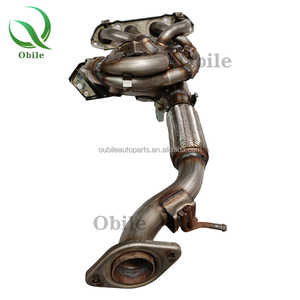 Convertisseur catalytique de système d'échappement à ajustement direct pour collecteur <span class=keywords><strong>Mazda</strong></span> <span class=keywords><strong>3</strong></span> Axela 2.0L - Product Image 3