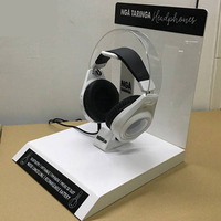 Vietnam usine acrylique casque d'ordinateur présentoir Promotion présentoir de bureau éclairé produits électroniques accessoires de stand