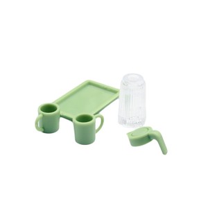 Kombinasi Cangkir Air Plastik Transparan Mini untuk Rumah Boneka, Model Pemandangan Miniatur Buatan Sendiri DIY - Product Image 5