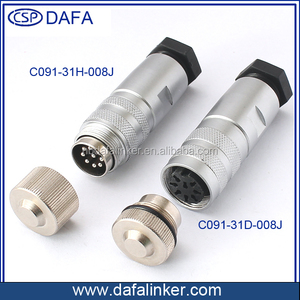 C091 loạt EMI bảo vệ và IP67 bằng chứng kết nối 8 pin aisg cáp kết nối - Product Image 5