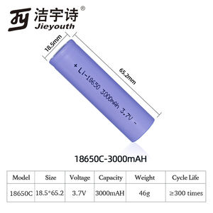 3.7 v 1200ma 1500mah 1800 אמא 2000 מה 2200 אמא אמה 2600 מה 3000mah 3200mah 3500mah layon 3.7 סוללת ליתיום 18650 - Product Image 5