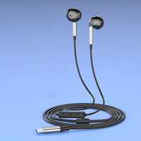 Écouteurs filaires de type C de haute qualité, mains libres, 1,2 m, intra-auriculaires avec micro pour téléphones mobiles Apple, Samsung, Google, Moto