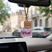 Auto Premium Mini Parfüm-Lufterfrischer Ätherisches Öl Duft Großhandel Individuelles Logo Glas Hängend Umweltfreundlich Ohne Strom