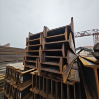 Poutre en I en acier au carbone conforme aux normes GB/JIS pour la construction, supportée par l'entrepôt chinois