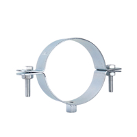 Collier de serrage en caoutchouc pour conduit de climatisation Collier de suspension Support de suspension galvanisé Accessoires de plomberie