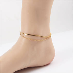 महिलाओं के लिए 2020 सबसे ज्यादा बिकने वाली स्टेनलेस स्टील सांप चेन और बॉल चेन लेटेड - Product Image 2