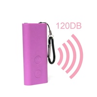 Alarme personnelle de défense pour femmes, spray de défense, porte-clés avec alarme continue de 120-130 dB, batterie au lithium de 70 minutes de autonomie