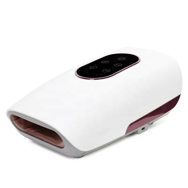 OEM Hand Massager with Heat Women Rechargeable Kneading Massage Finger Numbness Air Compression Cordless Electric Hand Massager