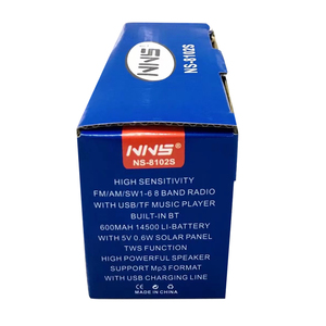 Eletree Nns Ns-8103S portable 8 bandes 5V 0.6W à énergie solaire multi-usages Sistema <span class=keywords><strong>Com</strong></span> <span class=keywords><strong>Radio</strong></span> <span class=keywords><strong>Fm</strong></span> - Product Image 5