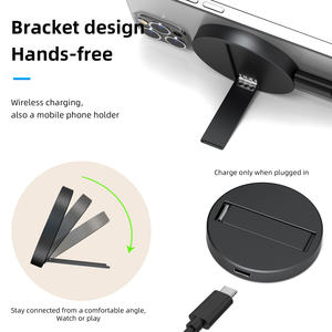 Cargador Inalámbrico Magnético Portátil Multifuncional <span class=keywords><strong>de</strong></span> Tamaño Mini, Plataforma <span class=keywords><strong>de</strong></span> Carga <span class=keywords><strong>de</strong></span> 15 W para iPhone 15, Soporte Plegable - Product Image 6