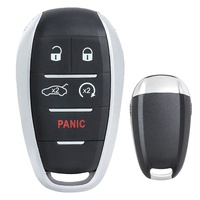 Clé à distance sans clé de vente directe d'usine pour clé automatique Alfa Romeo 2017-2021 avec Fcc KR5ALFA434 Pn 6EP44LXHAA 5 boutons 433MHZ