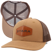 Gorra Trucker Richardson 112 con Parche de Cuero Bordado Personalizado FC, Gorra Snapback de Malla Lisa, Gorra de Béisbol Tipo Dad, Gorras Deportivas