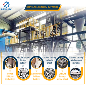 Machine de recyclage de batterie Li entièrement automatique 1000 KG/H usine de recyclage de batterie au lithium utilisée - Product Image 2