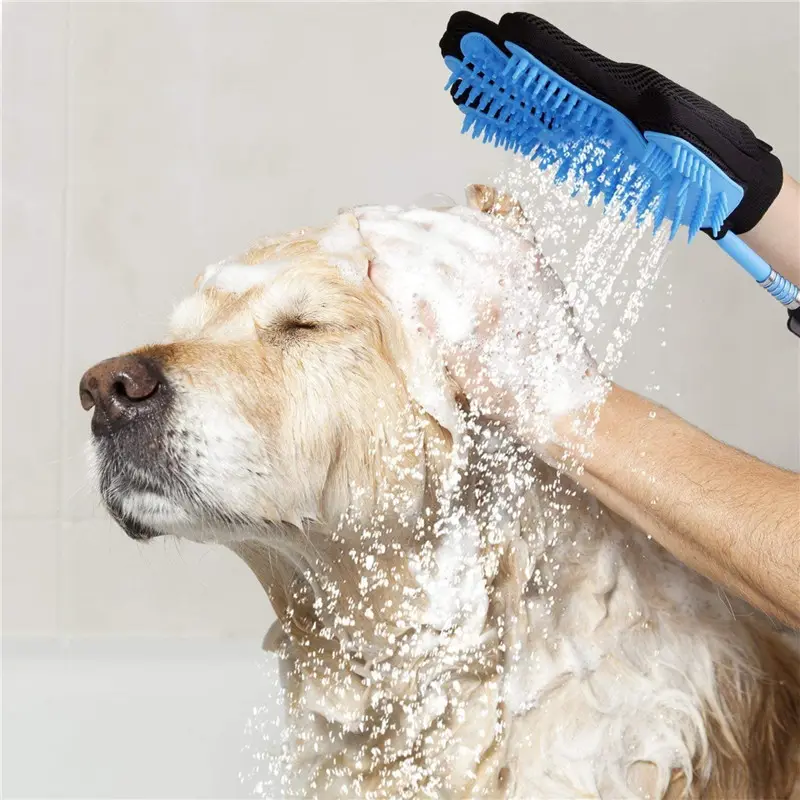 Outil de douche pour animaux de compagnie, toilettage facile pour chat, chien, animaux, brosse à cheveux de Massage, douche, bain à main, pulvérisateur avec tuyau d'eau