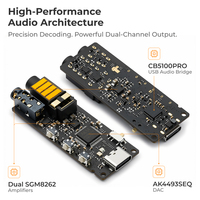 Module DAC/AMP HiFi USB-C Audio Factory, AK4493SEQ+CB5100PRO, Sortie équilibrée 4,4 mm + 3,5 mm, Module PCBA nu, ODM disponible, OEM