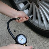 Jauge de pression des pneus numérique avec gonfleur 250 PSI accessoires de compresseur de mandrin d'air accessoires de voiture robustes bas de charge