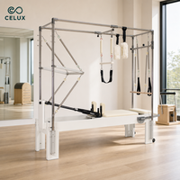 Équipement de yoga et de Pilates multifonctionnel en érable durable avec logo personnalisé pour l'entraînement physique et le Pilates Reformer Cadillac 3 en 1