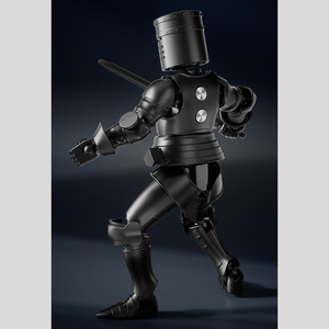 Upgraded 3D Printed Medieval Warrior Articulated <b>Action</b> <b>Figure</b> Movable Joint Fidget Desk Toy - Product Image 3