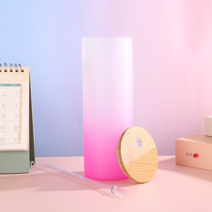 16 oz <span class=keywords><strong>Mason</strong></span> <span class=keywords><strong>Jar</strong></span> uống Kính Mug Iced cà phê Smoothie Tumbler bia có thể ly thủy tinh với gỗ có nắp đậy và ống hút - Product Image 3