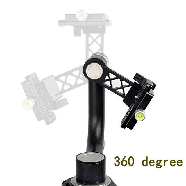 Carbon Fiber Arca Swiss Quick Release Plate DSLR Cameras Panoramic Gimbal Tripod Head