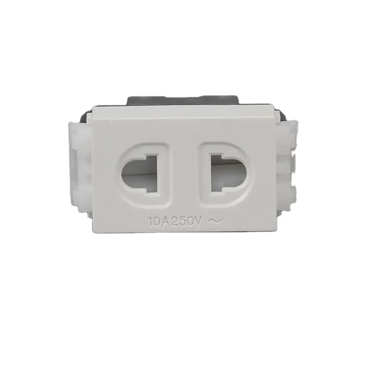 Quality AC Power Slot 10A 250V Socket 23x36mm Electric Plug For Worldwide Using Panel