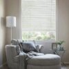 Persiana Veneciana Blanca de PVC de 80x160 cm con Láminas Inclinables, Montada en la Pared, para Protección Solar de Ventanas - Product Image 6
