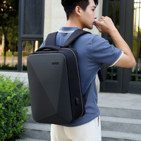 Nouveauté Sac à dos imperméable à coque rigide EVA pour étudiants, sac à dos pour ordinateur portable d'affaires avec chargeur USB