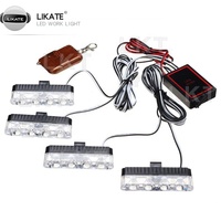 NOUVEAU Lumière stroboscopique sans fil pour camion moto avertissement d'urgence clignotant pompier lumière intérieure 12v