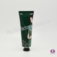 Tube vide pour nettoyant pinceaux cosmétiques, emballage 100 ml, applicateur aluminium/plastique/silicone, pour lavage du visage/lotion, bouchon à vis, modèle LXB01
