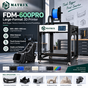 Imprimante 3D FDM grand format 600 mm pour sculptures, modèles artistiques, accessoires, expositions et production créative - Product Image 1
