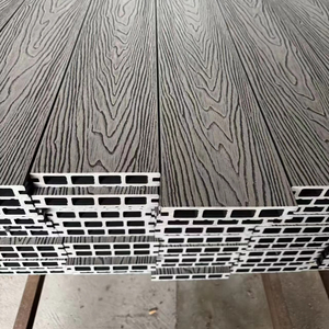 Plancher de <span class=keywords><strong>terrasse</strong></span> extérieur WPC moderne carré, à double verrouillage, écologique, antidérapant, imperméable, finition grain de <span class=keywords><strong>bois</strong></span> pour jardin et cuisine - Product Image 1