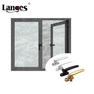 Furniture Hardware aluminum alloy UPVC Balcony glass door Casement sliding window lock handle