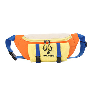 Sac bandoulière compact unisexe pour le sport, la randonnée, les voyages et les activités de plein air, avec compartiment pour <span class=keywords><strong>téléphone</strong></span>, design color-block, inspiré de la mode Dopamine transfrontalière - Product Image 5