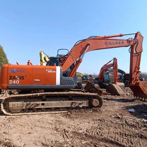 Used Hitachi ZX240 <b>Small</b> Crawler Excavator 24 Ton 7 Ton Operating <b>Weight</b> Core Pump Parts Zaxis 240 - Product Image 1