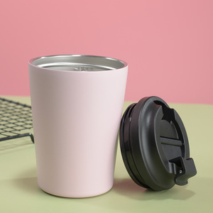 Tasses à café isolées sous vide personnalisées de 350ml Petite tasse à café noire Tasse à café - Product Image 5