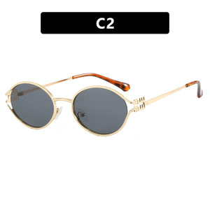 <span class=keywords><strong>Occhiali</strong></span> <span class=keywords><strong>da</strong></span> <span class=keywords><strong>Sole</strong></span> Ovali in Metallo UV400 di Tendenza <span class=keywords><strong>per</strong></span> <span class=keywords><strong>Bambini</strong></span>, Unisex, Stile Retrò, Personalizzabili con LOGO, Marca Designer - Product Image 6