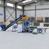 Machine à fabriquer des blocs de béton creux semi-automatique KAIDONG QT4-23A de 6 pouces, machine à fabriquer des pavés, très vendue