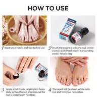 LANTHOME 10ml Solution Réparatrice pour Ongles Nettoie Blanchit Nourrit les Ongles Traitement Antifongique des Ongles des Pieds