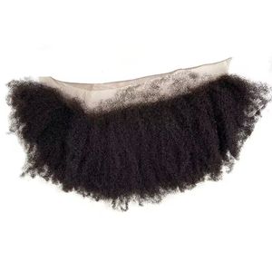 Ren tự nhiên phía trước với mái tóc bé chặt chẽ xoăn 13x4 nguyên liệu tóc con người phía trước đóng cửa không có knots tẩy trắng afro kinky coily tóc miếng - Product Image 6