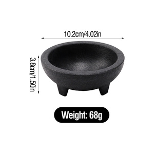 Tazones Ecológicos <span class=keywords><strong>de</strong></span> 4 Pulgadas para Guacamole, <span class=keywords><strong>Molcajete</strong></span> Mexicano, Tazones <span class=keywords><strong>de</strong></span> Plástico para Salsa, Tazones para Condimentos para Picnic, para Salsas y Aderezos en Fiestas en Casa - Product Image 2