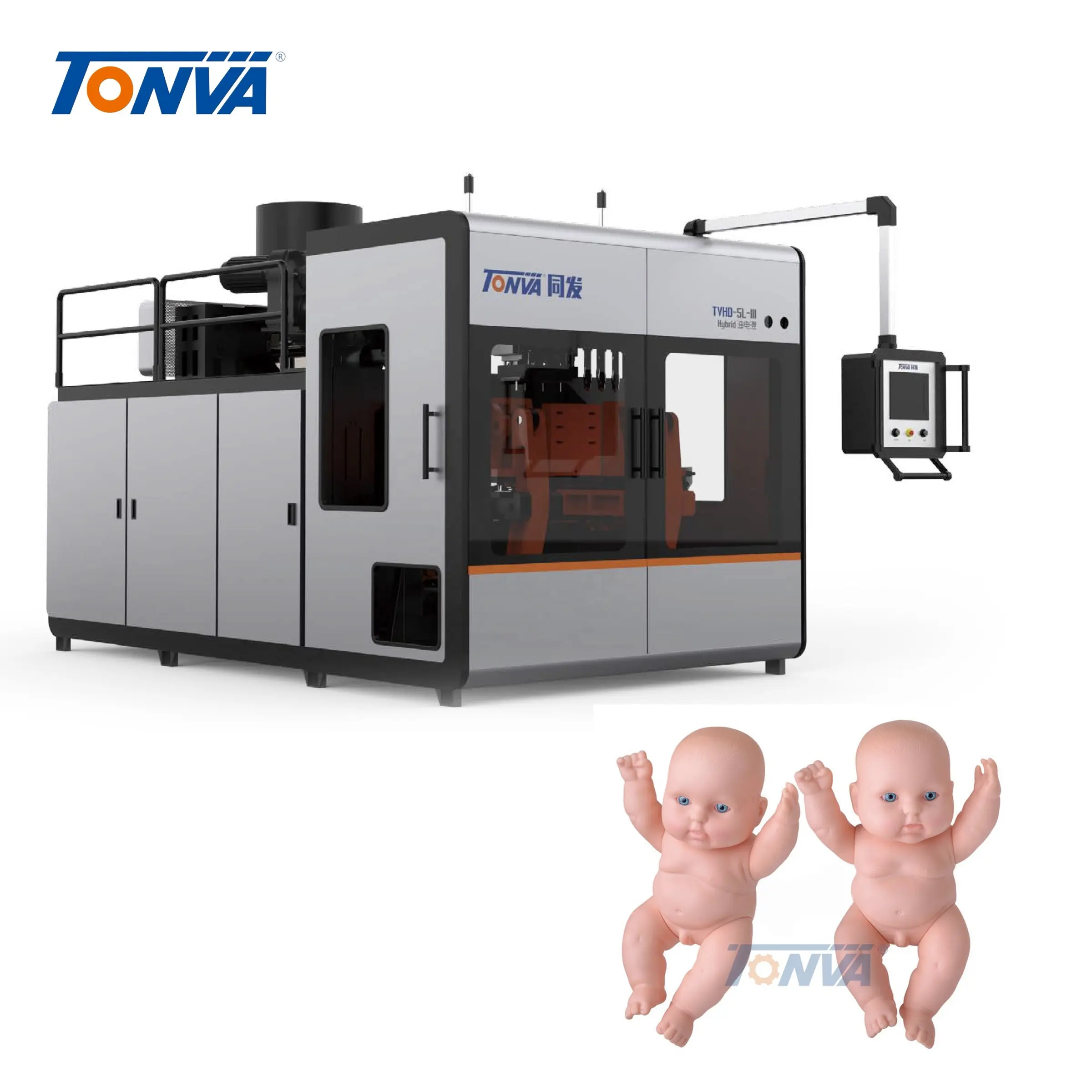 Plastic LDPE Soft Baby Toy Doll with Legs and Arms Removable Production Blow Molding Machine New 2022