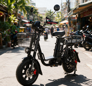 16" Folding <b>Electric</b> Bicycle 1000W <b>Motor</b> Vacuum Tire Foldable E <b>Bike</b> - Product Image 1