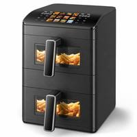 Kit de nettoyage facile pour four à air chaud, ensemble de cuisson professionnel, friteuse à air électronique avec écran LED, prix de gros, outil alimentaire sûr pour friteuse à air