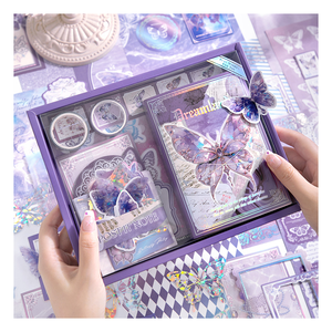 Simno 162 шт., записная книжка с бабочками - Product Image 1