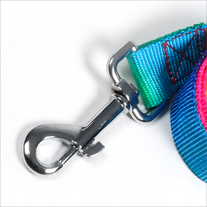 <strong>Rainbow</strong> Multi-Color Printed Nylon Pet <strong>Harness</strong> Leash Set Fashionable No-Pull Step-In Design Adjustable for Personalized - Product Image 6