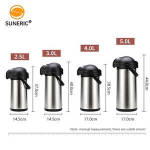 Thermos isolé à Double paroi en acier inoxydable, pression d'air, café, thé, sous vide, pompe, Pot - Product Image 6