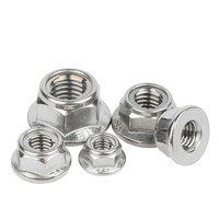 DIN 6927 Écrou de stover à bride à couple dominant Écrou autobloquant à bride hexagonale tout métal M8