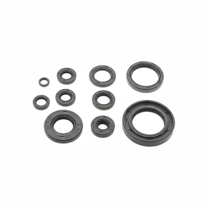 NRTeam Kit di tenuta dell'olio motore per Suzuki RMZ 450 05-07 resistente EPDM NBR gomma siliconica FKM stelo valvola a pistone guarnizioni meccaniche - Product Image 1